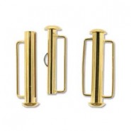 Metal magnetic slide clasp 26,5mm Gold